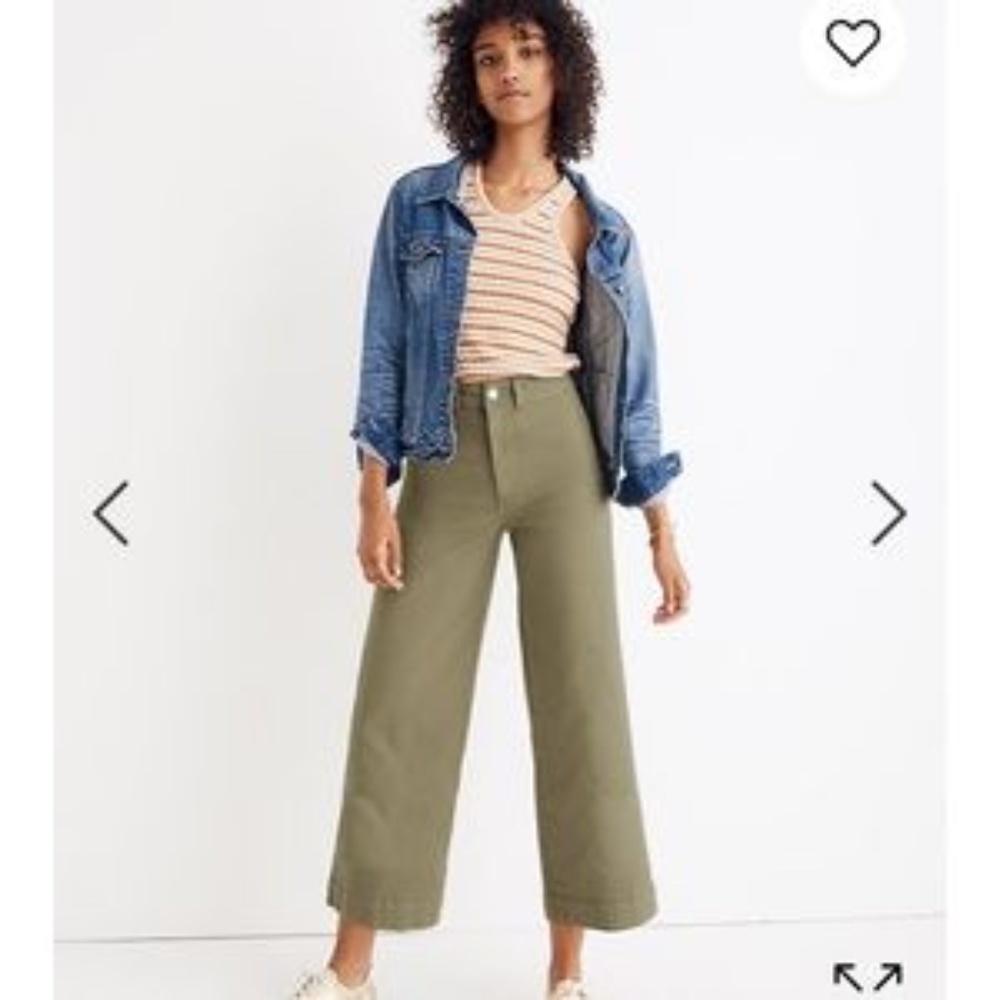 NWT Madewell Emmett Crop Pants